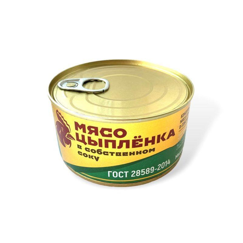 Мясо цыпленка в собственном соку